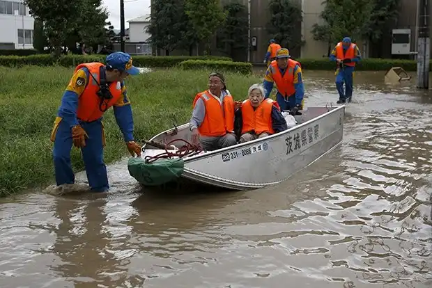 Как Япония спасается от наводнения