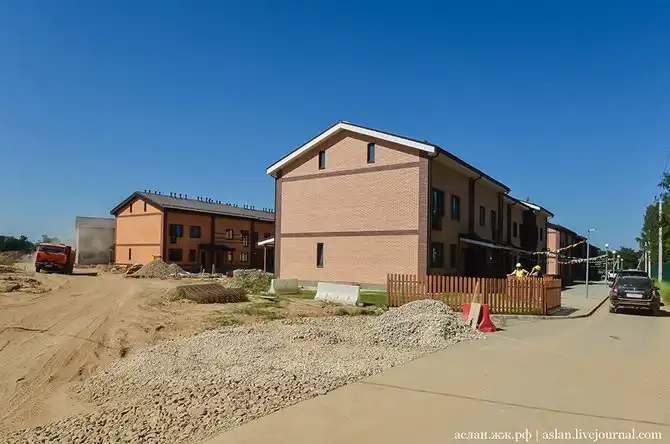 Как строят дома в ближнем Подмосковье