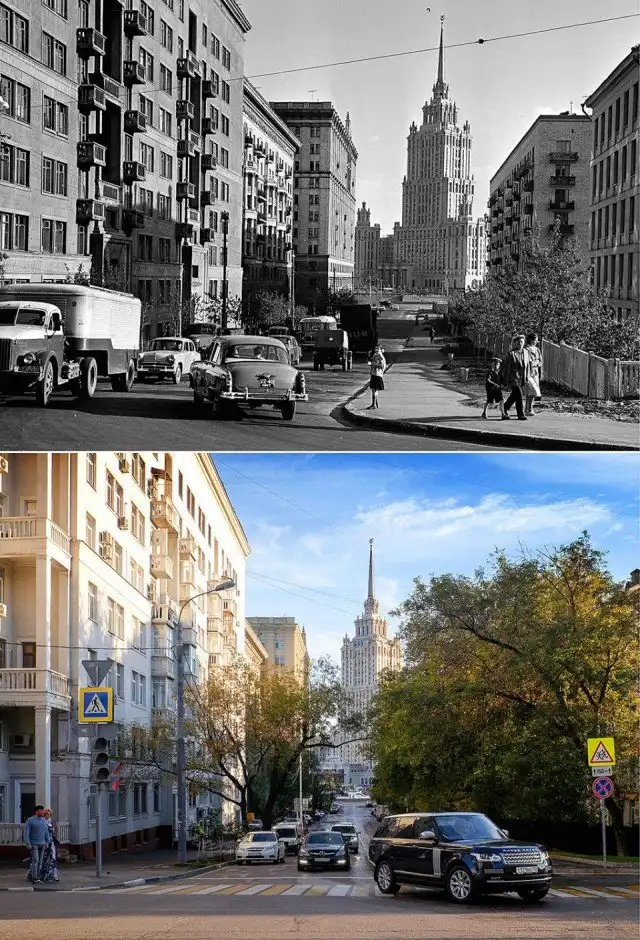 Знаковые места Москвы на снимках разных лет