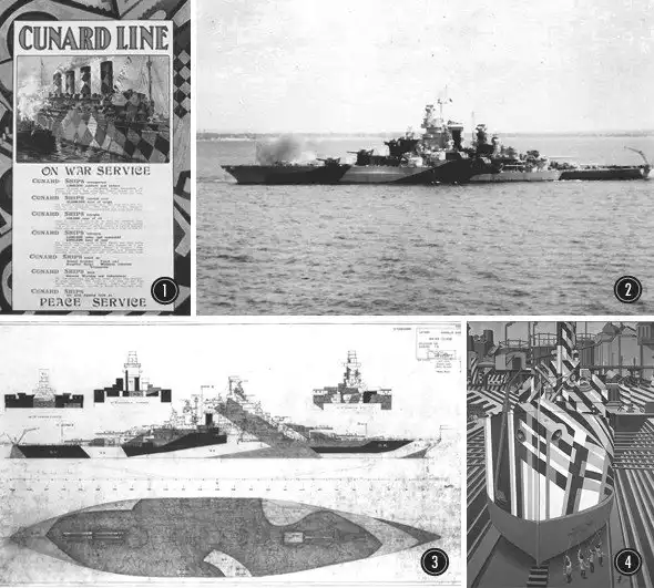 Ослепляющий камуфляж кораблей