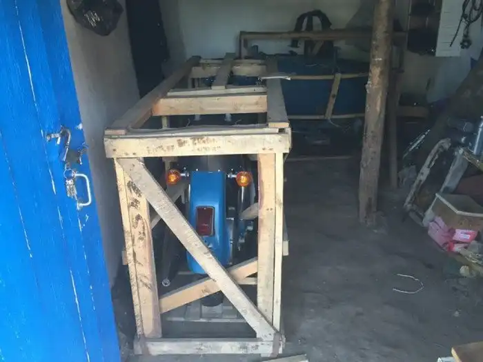 Мотоцикл Иж Юпитер-3 38 лет простоял в заводской упаковке