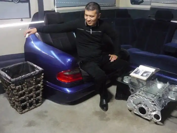 Уникальные предметы интерьера, изготовленные на казахской авторазборк