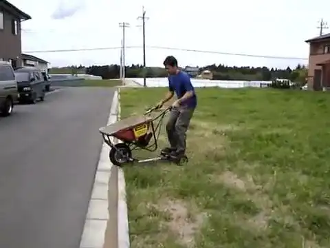 Тачка-внедорожник для строителей