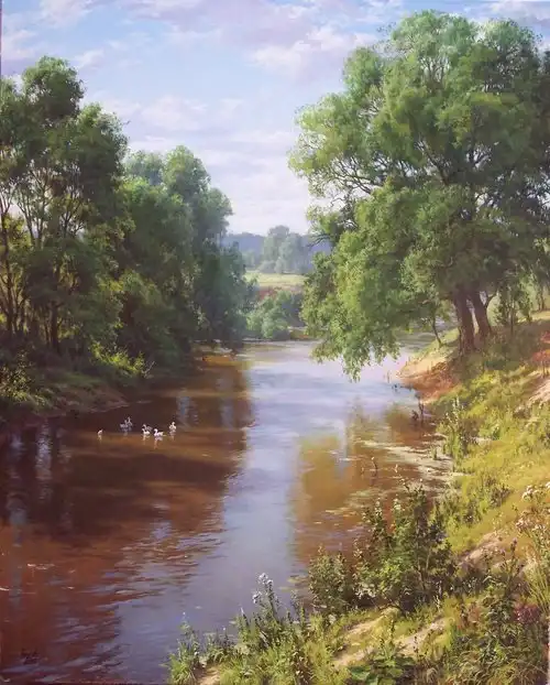 Пейзажи художника самоучки Сергея Басова.