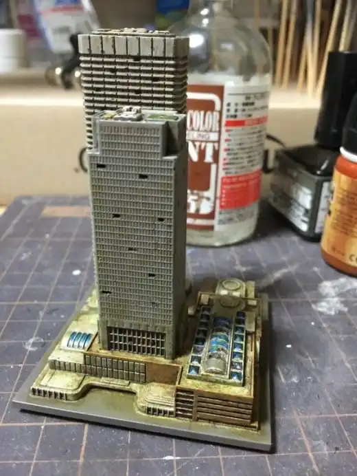 Фотоотчет создания диорамы затопленного города