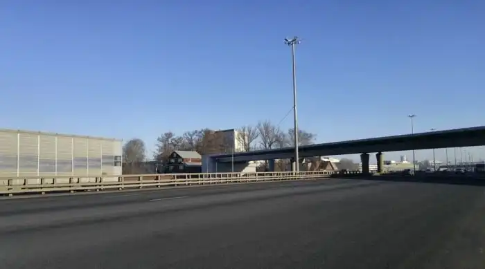 Незаконченная эстакада на Ярославском шоссе