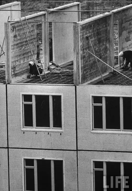 Как строили “хрущевки” в 1963 году