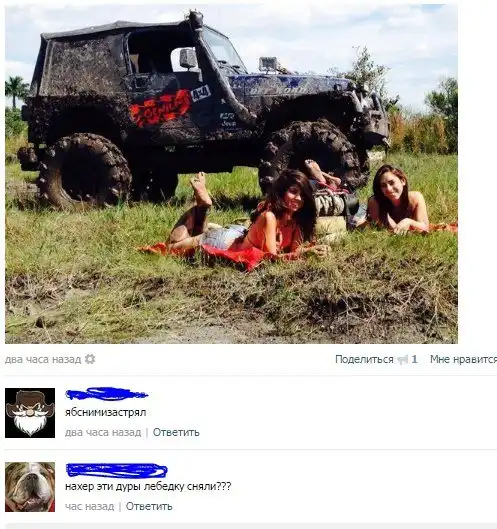 комментарии из социальных сетей.