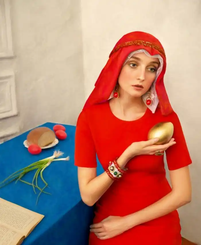 Русские красавицы в традиционных нарядах