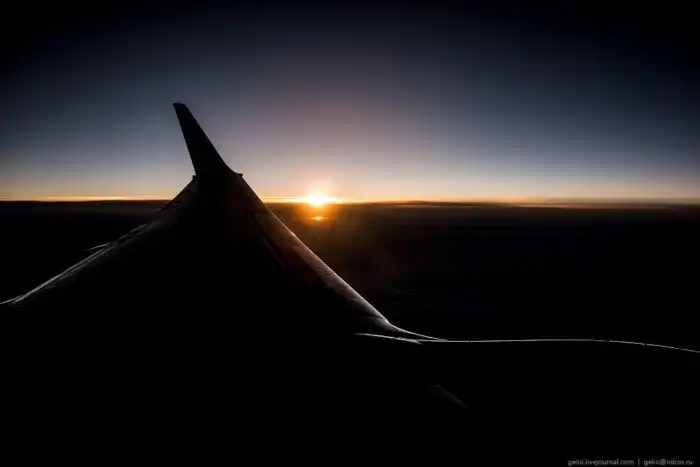 Линия перемены дат. Перелёт с Камчатки на Аляску через Тихий океан