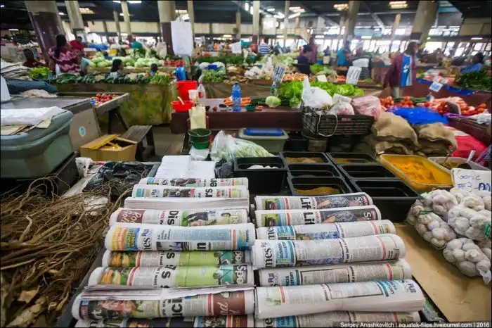 Колхозный рынок на Фиджи