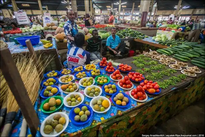 Колхозный рынок на Фиджи