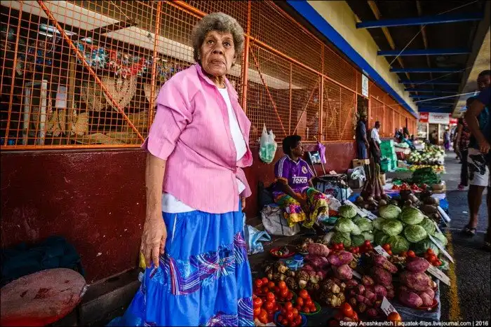 Колхозный рынок на Фиджи