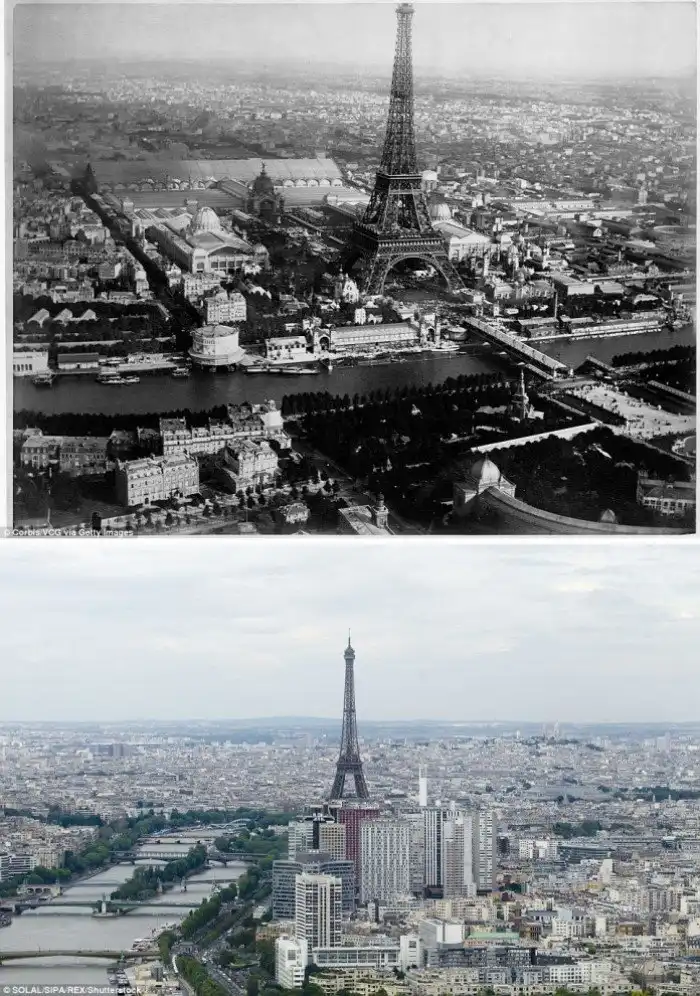 Города, которые изменились до неузнаваемости за последние 100 лет