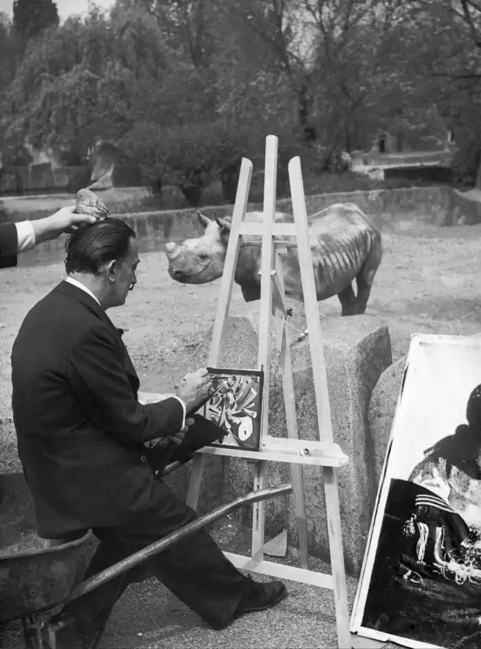 Как Сальвадор Дали рисовал картину «Рога носорогов»