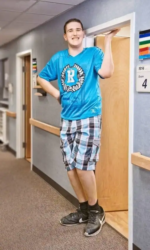 Самый высокий подросток в мире