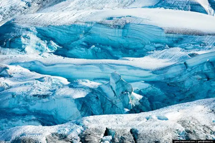 Полёт над горой Денали на Аляске