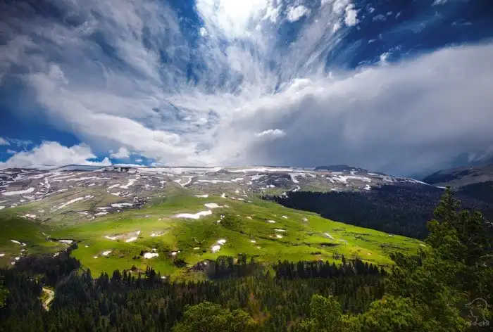 Плато Лаго-Наки на Западном Кавказе