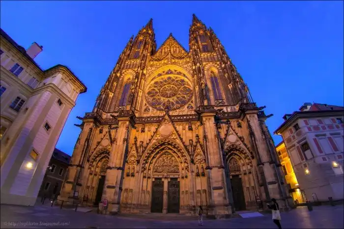 Ночная Прага