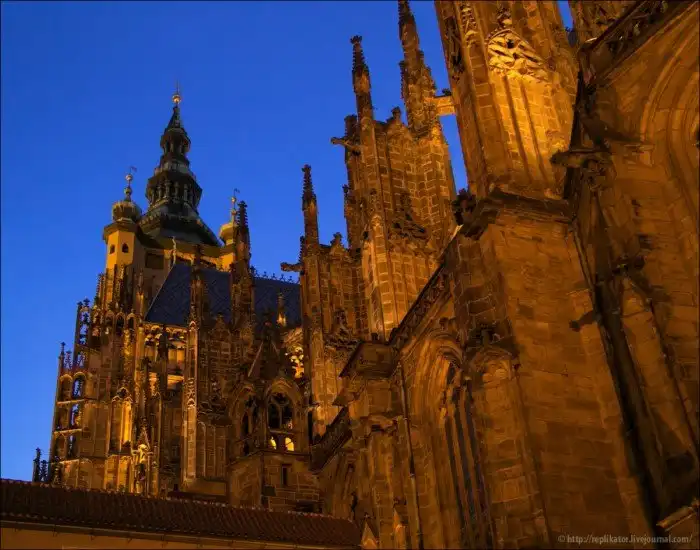 Ночная Прага