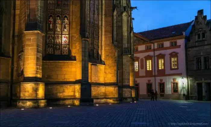 Ночная Прага