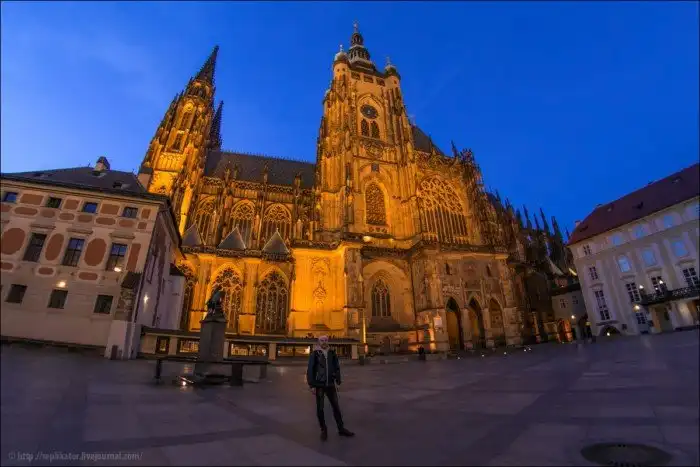 Ночная Прага