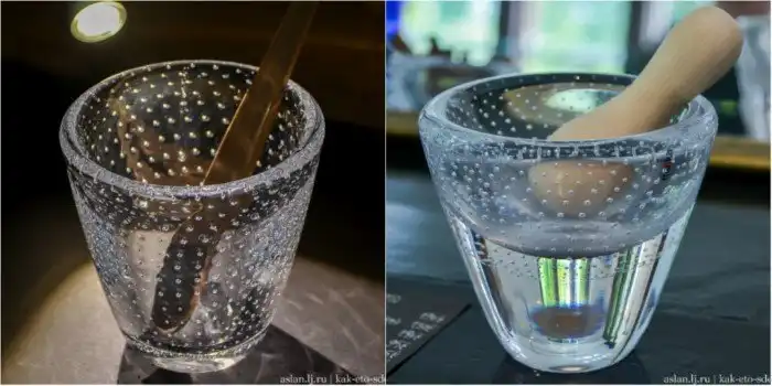 Как делают пузырьки в стекле