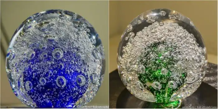 Как делают пузырьки в стекле