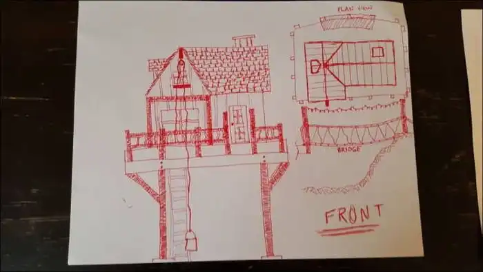 Фотоотчет о строительстве уютного дома на дереве