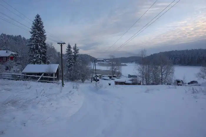 Зима в южной Карелии