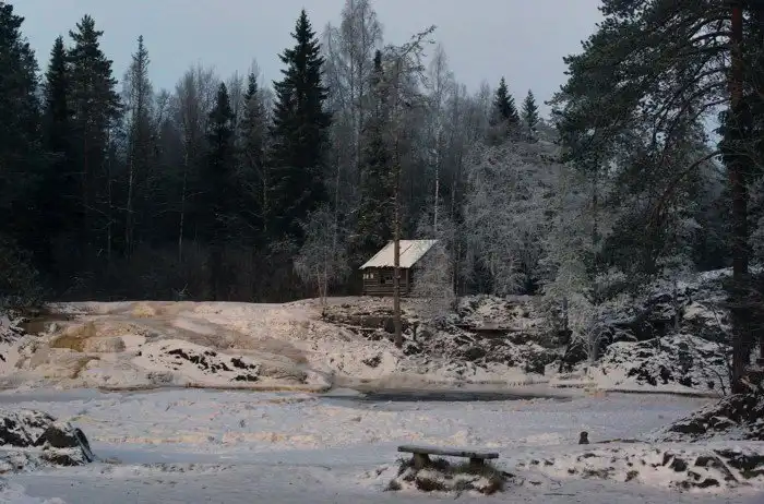 Зима в южной Карелии