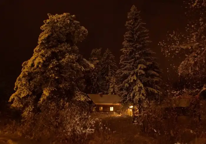 Зима в южной Карелии