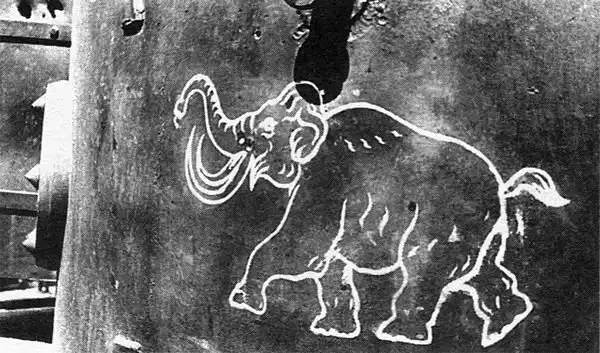 Мамонты из 502-го батальона в синявинских болотах.