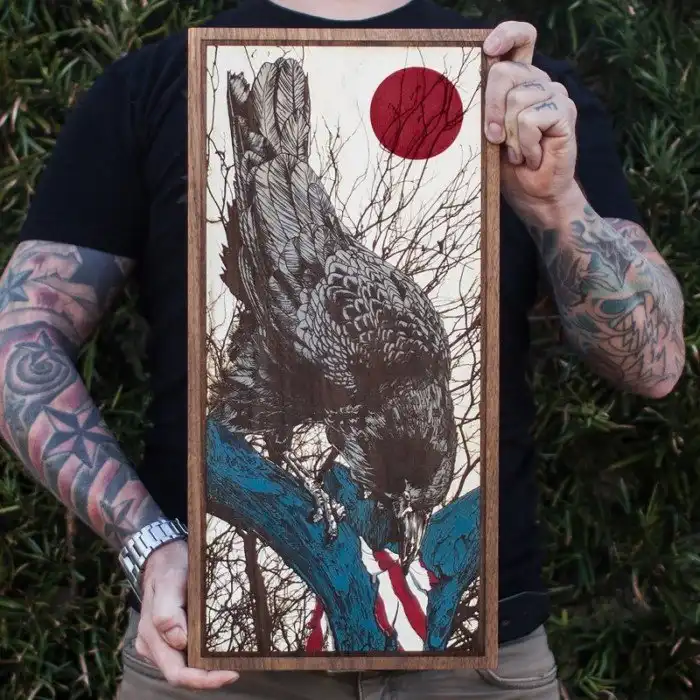 Золотая древесина американского художника