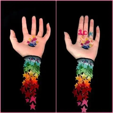 Творческие оптические иллюзии, созданные при помощи руки и красок