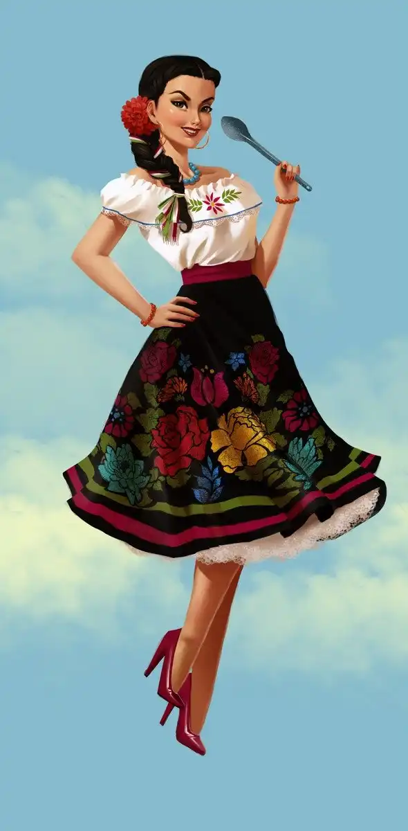 НАРИСОВАННАЯ КРАСОТИЩА 2017 №7