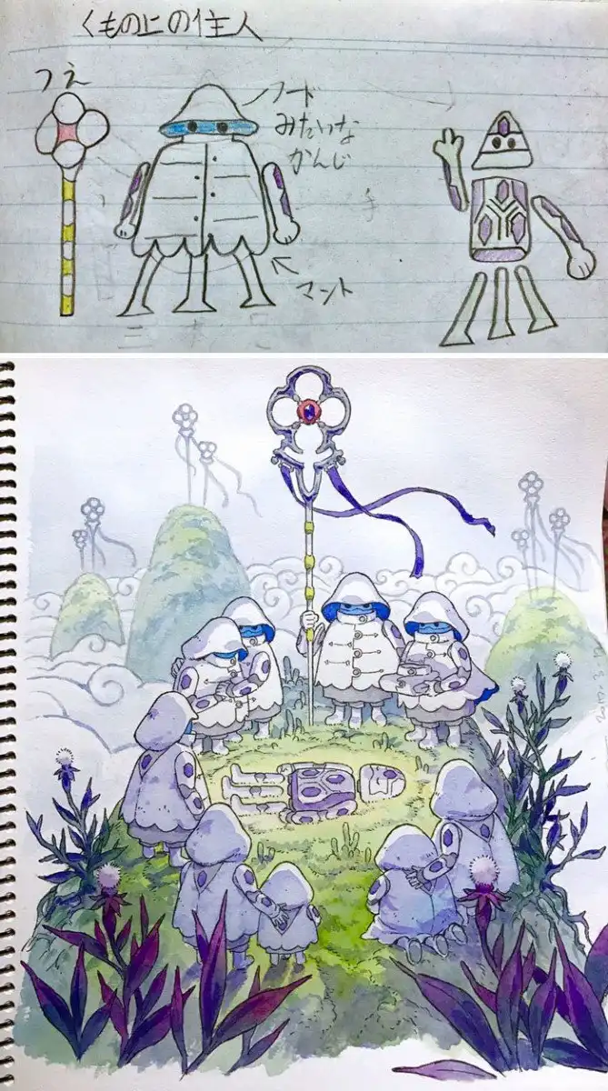 Отец превращает рисунки своих сыновей в персонажей аниме - и это потрясающе