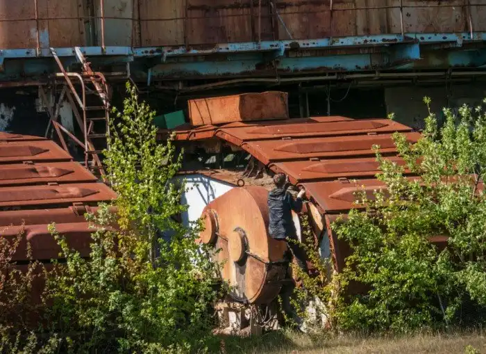 Заброшенный экскаватор Bagger 258
