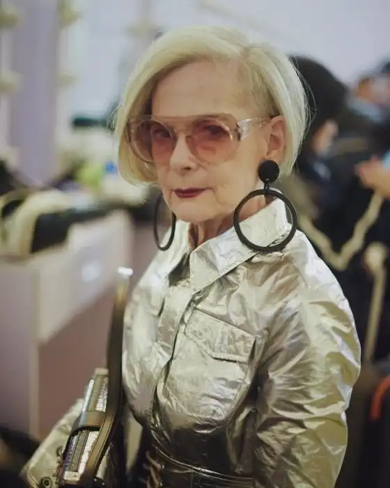 63-летняя модница Лин Слейтер, случайно ставшая иконой стиля