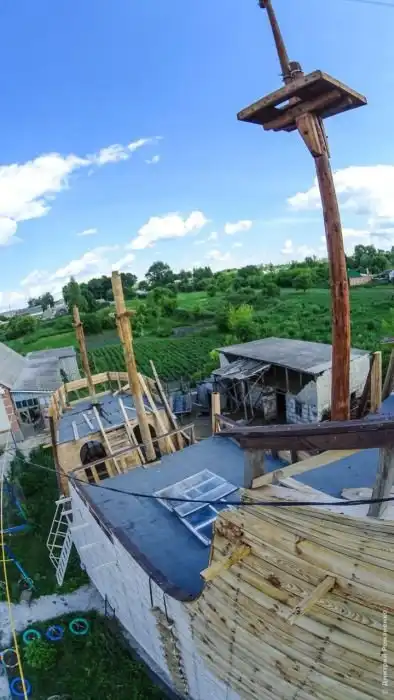 Дом-корабль в Белгородской области