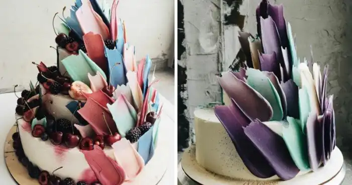 Российская кондитерская покорила Instagram своим тортами с шоколадными «мазками»