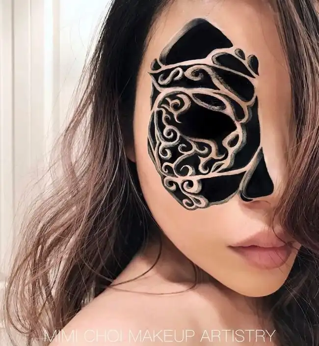 Мими Чой создает оптические иллюзии при помощи макияжа