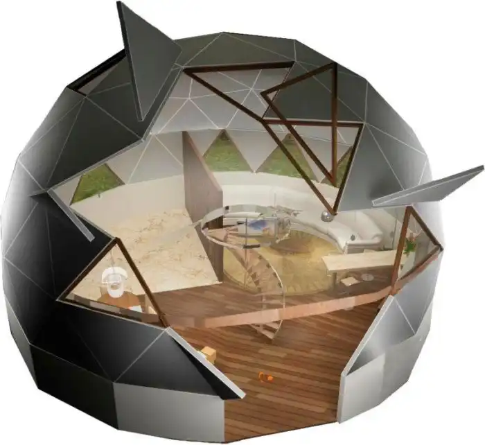 Как самостоятельно построить купольный дом