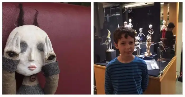 12-летний мальчик делает жутких кукол, из материалов, найденных на улице и это реально страшно
