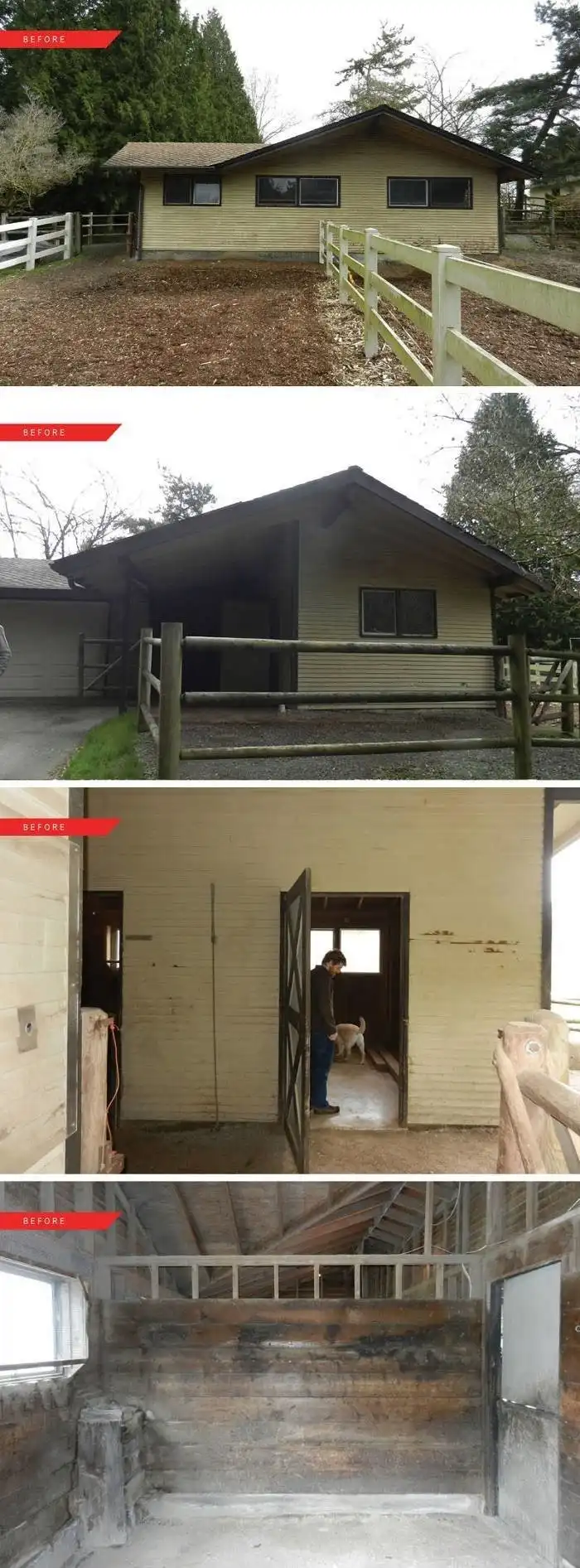 До и после: Как старая конюшня превратилась в современный дом