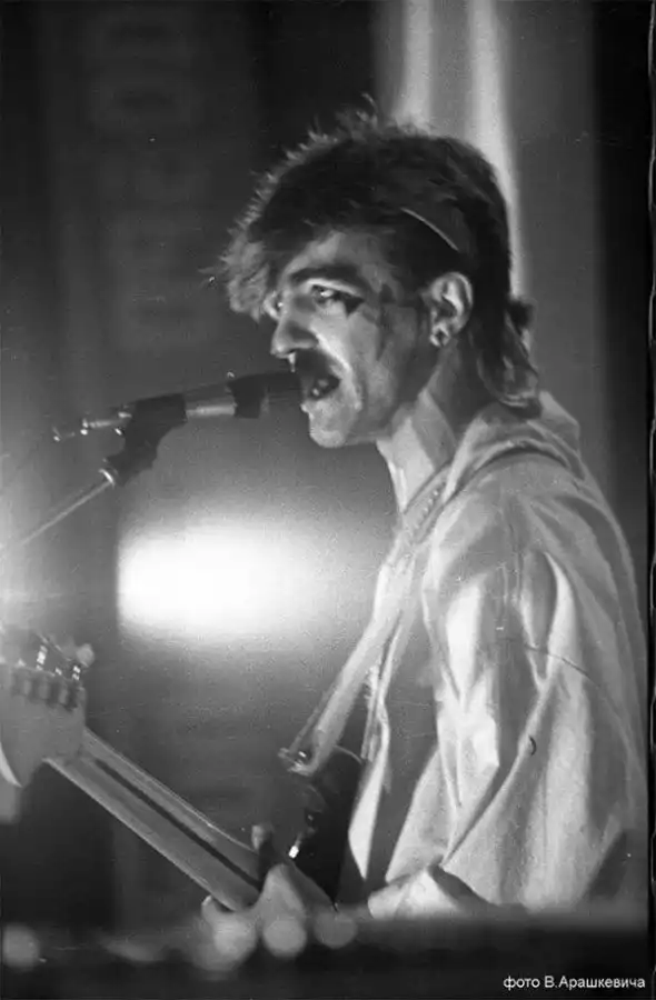 Редкие фото Вячеслава Бутусова и группы "Наутилус Помпилиус", 1986 год