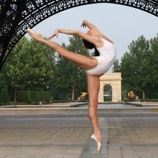 Стройные девушки в пуантах