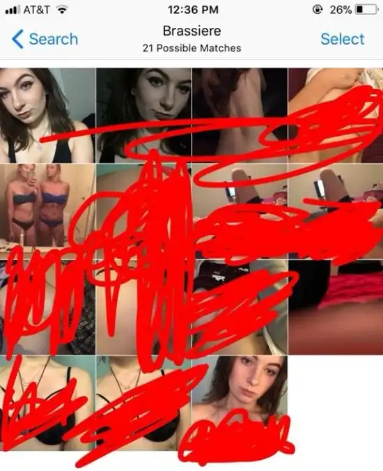 Оказалось, что iPhone умеет определять и сортировать интимные снимки