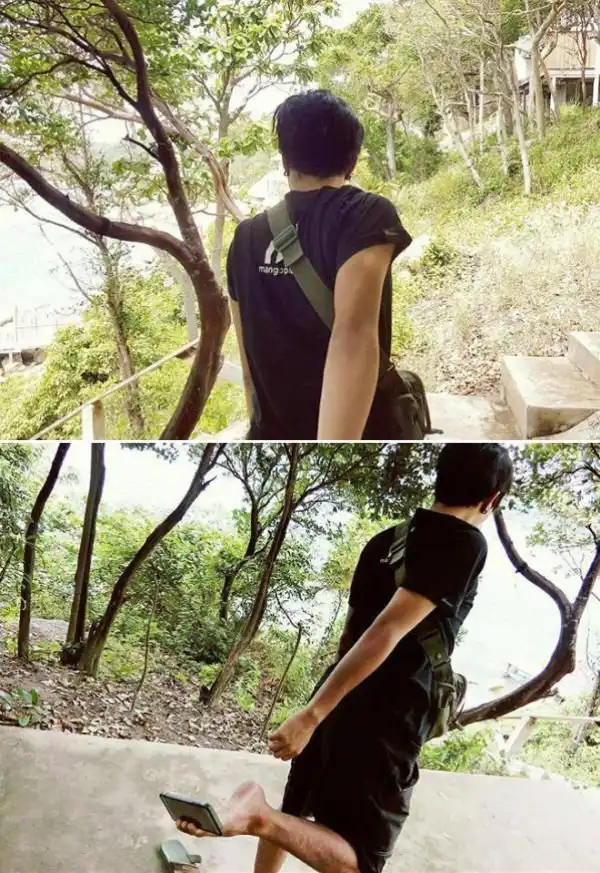 Одинокий парень пытается нас обмануть