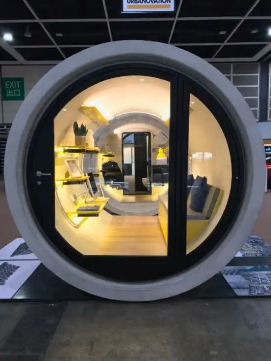 Компактные квартиры в бетонных трубах